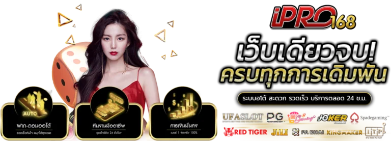 รวมเกมสล็อตฮิตที่ iPro168 แจ็คพอตแตกง่ายทุกช่วงเวลา